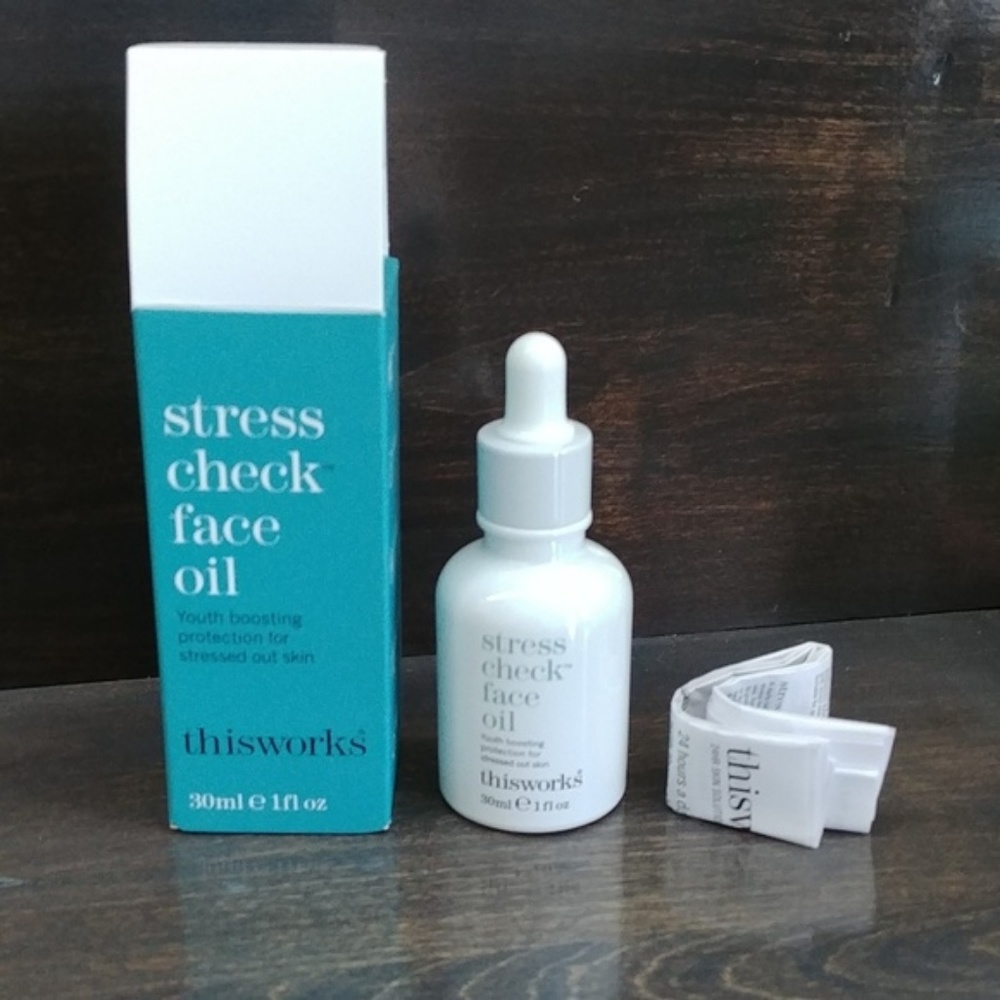 NEW This Works Stress Check Face Oil 1 oz / 30 ml